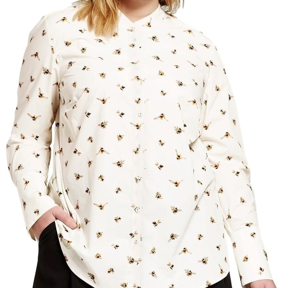 Victoria Beckham For Target Bee Button Down - Picture 1 of 5
